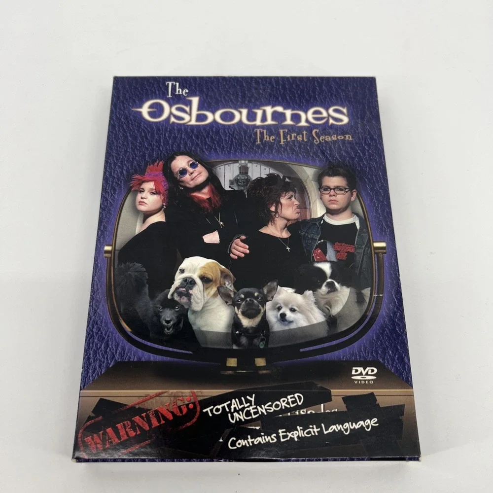The Osbournes: Season 1 (Uncensored), 2-Disc,DVD Set, VG Condition,Slip Cover - Picture 3 of 4
